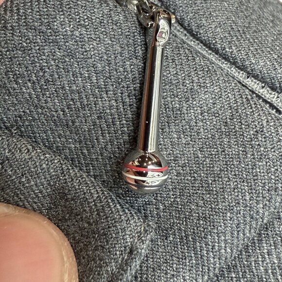 Thom Browne Grey Wool Pleated Skirt - Picture 8 of 12